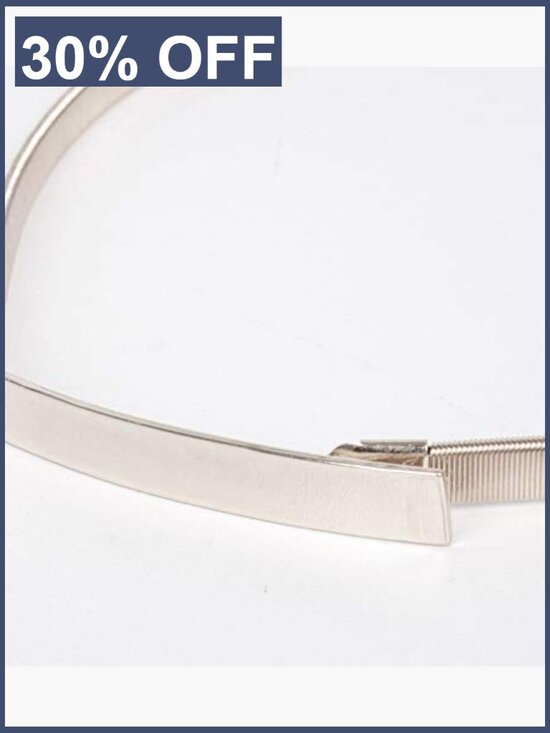 Skinny Metal Cinch Belt Gold Waistband Elastic Waist Belt